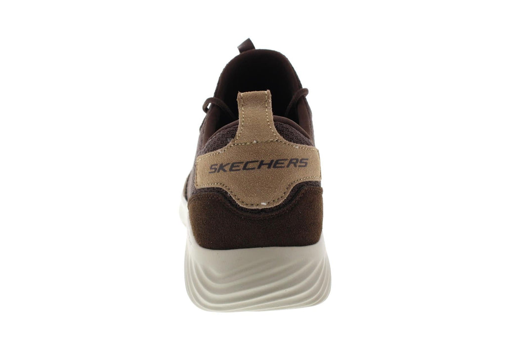SKECHERS Men's Bounder-Skich Comfort Training And Walking Sneakers in Brown