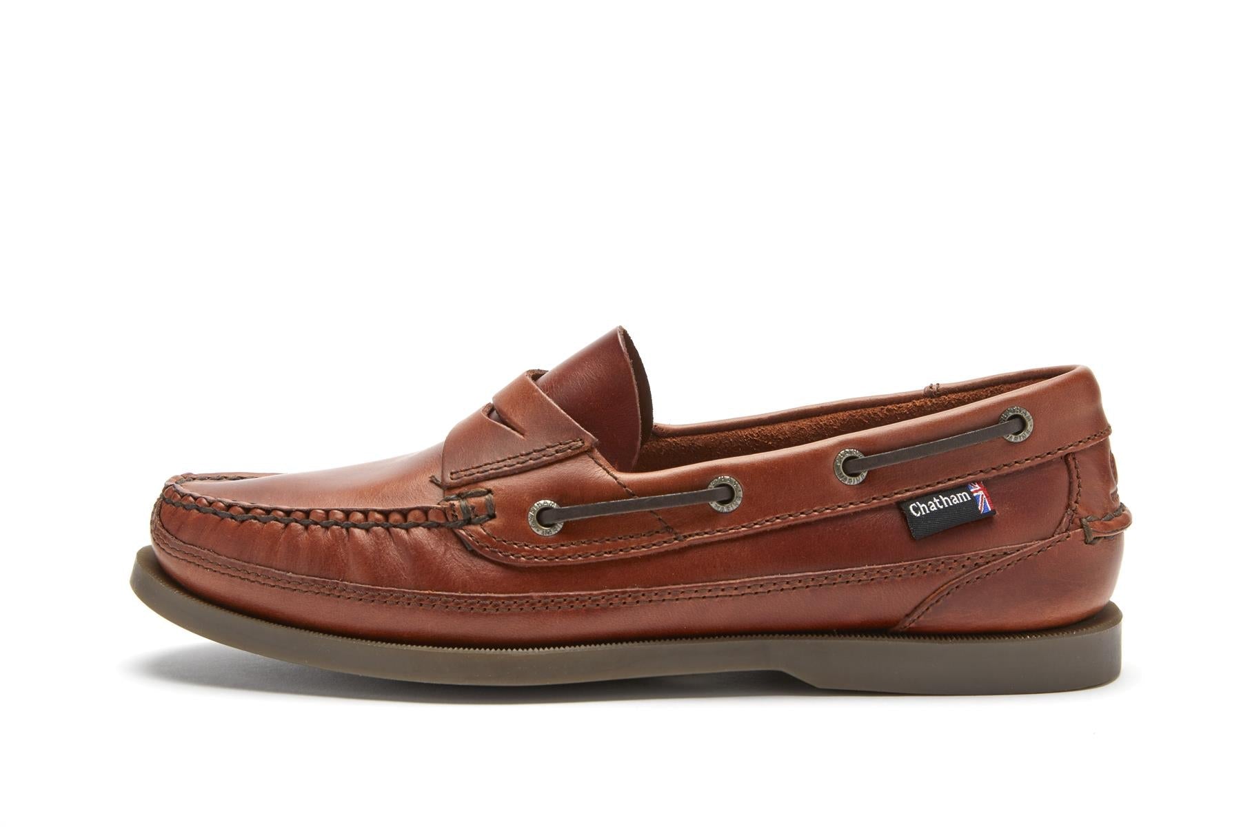 Chatham Mens Gaff II G2 Penny Loafer in Seahorse