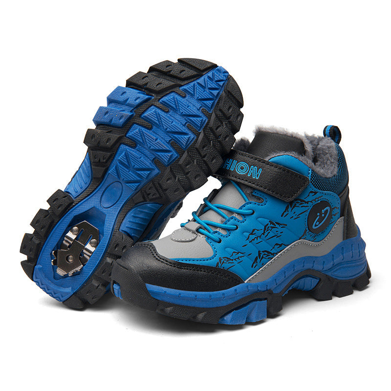 Children's Cotton Shoes, Boys Cotton Hiking Shoes