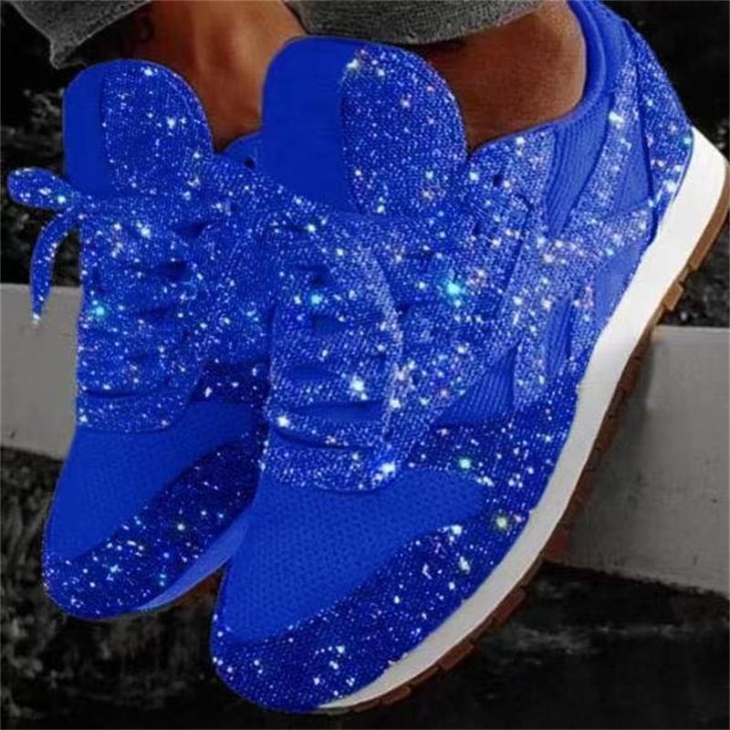 Children's Sports Shoes, Two-tone Breathable Diamond Thick-Soled Sports Shoes