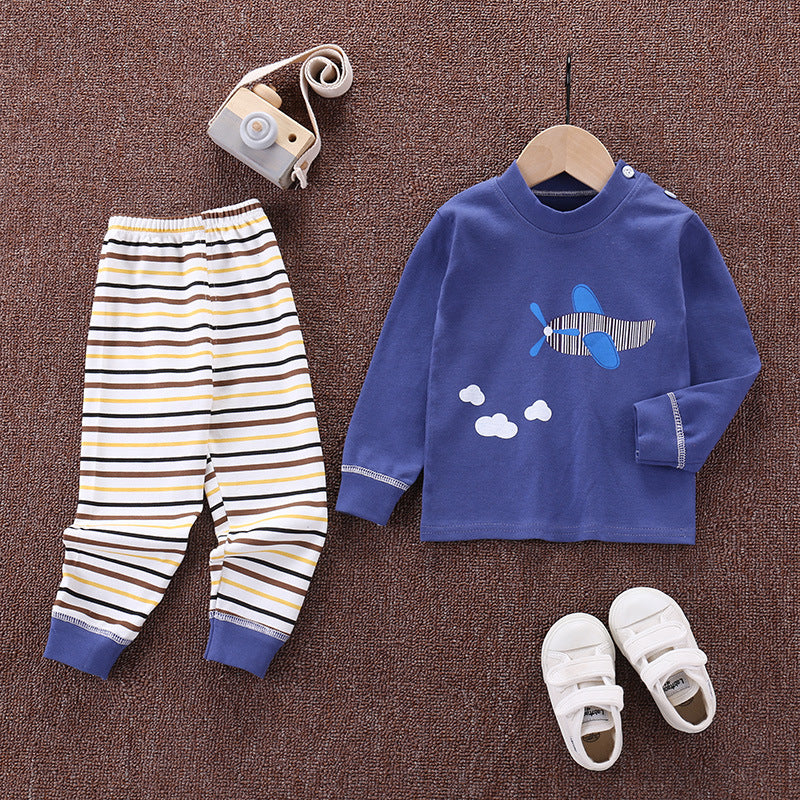 Children's Unisex 2-Pieces Cotton Suit