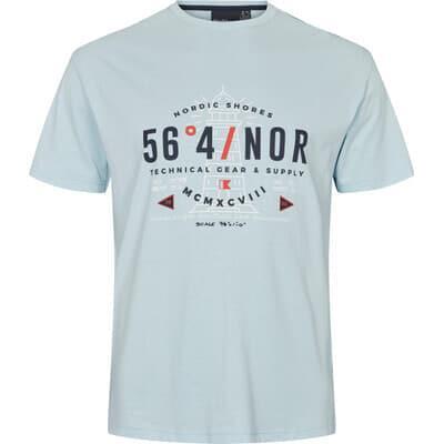 North 56* Men's Premium Cotton Printed Tee Shirt (21120) 2XL-8XL, 2 Colours