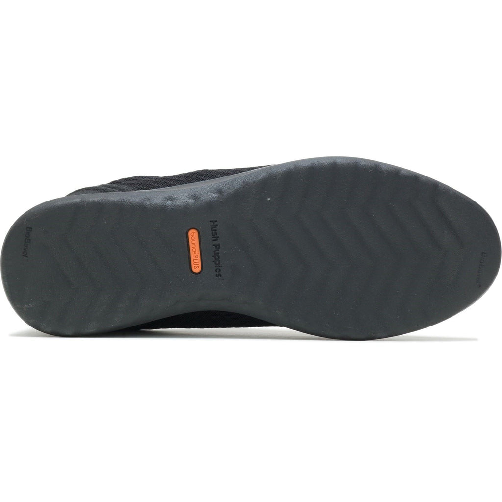 Hush Puppies Good Slip Ons Mens Shoes in Black