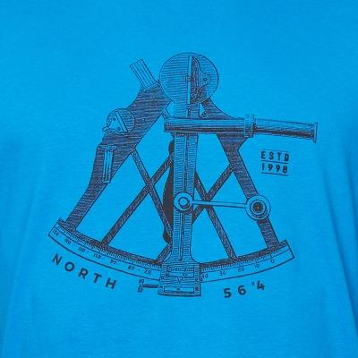 North 56*4 Mens Big Size Printed Tee Shirt (11103B) 2XL-8XL, 2 Colours