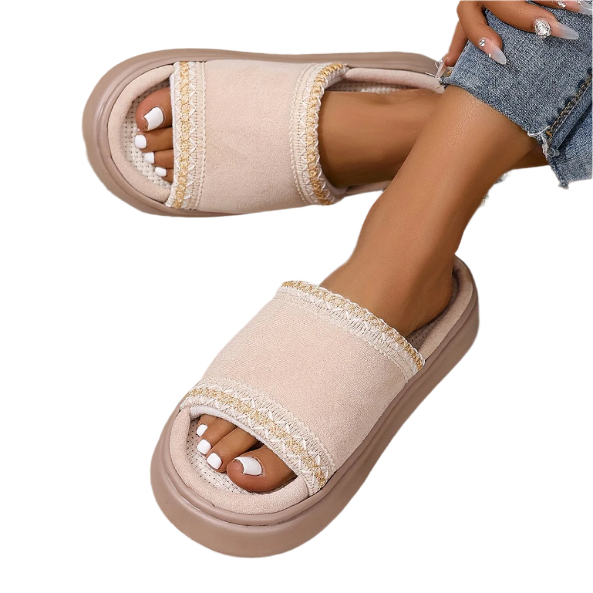 Cozy Plush-Lined Warm Indoor Home Footwear