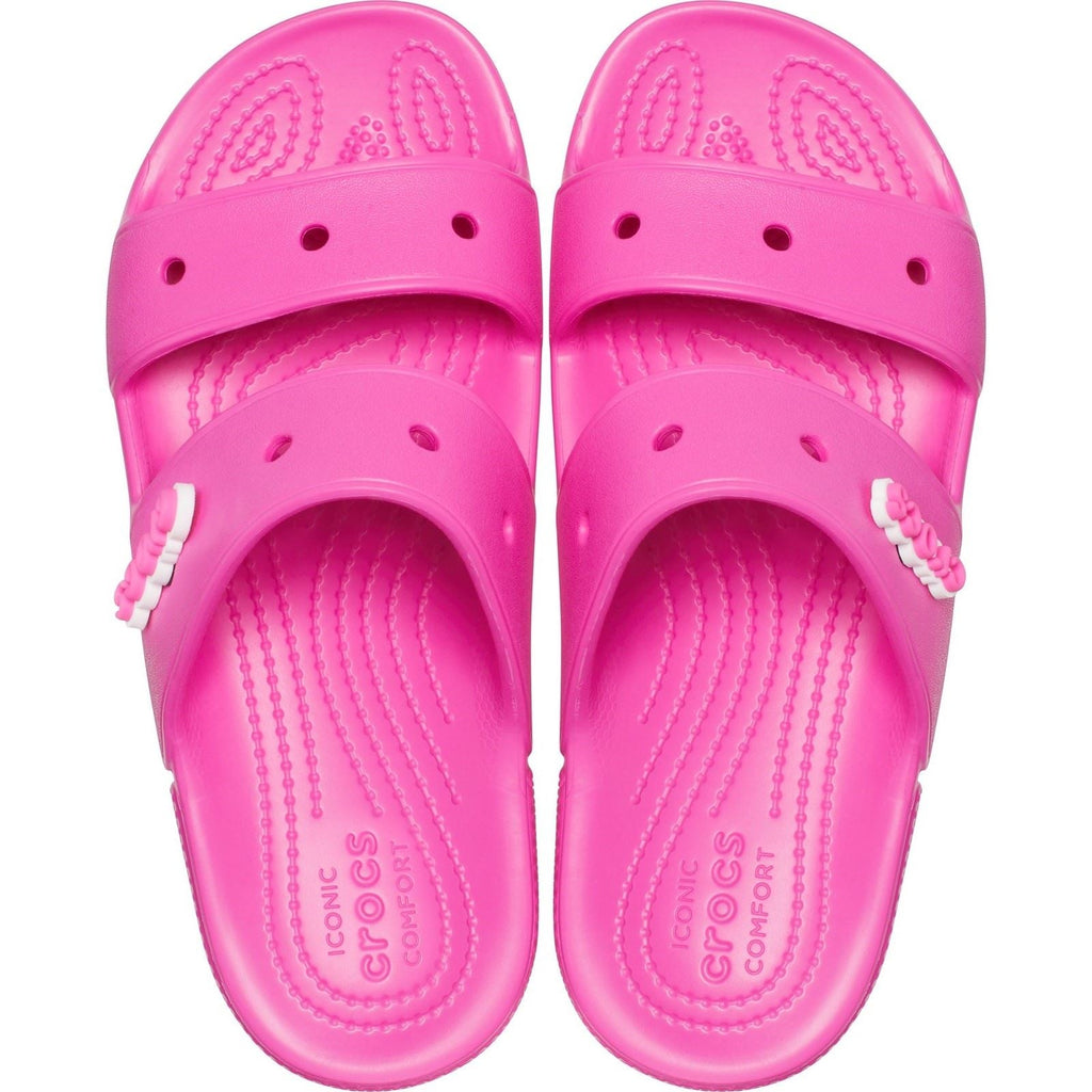 Crocs Unisex's Classic Tie Dye Two Strap Sandals Slide in 4 Colours, Sizes 3 to 8
