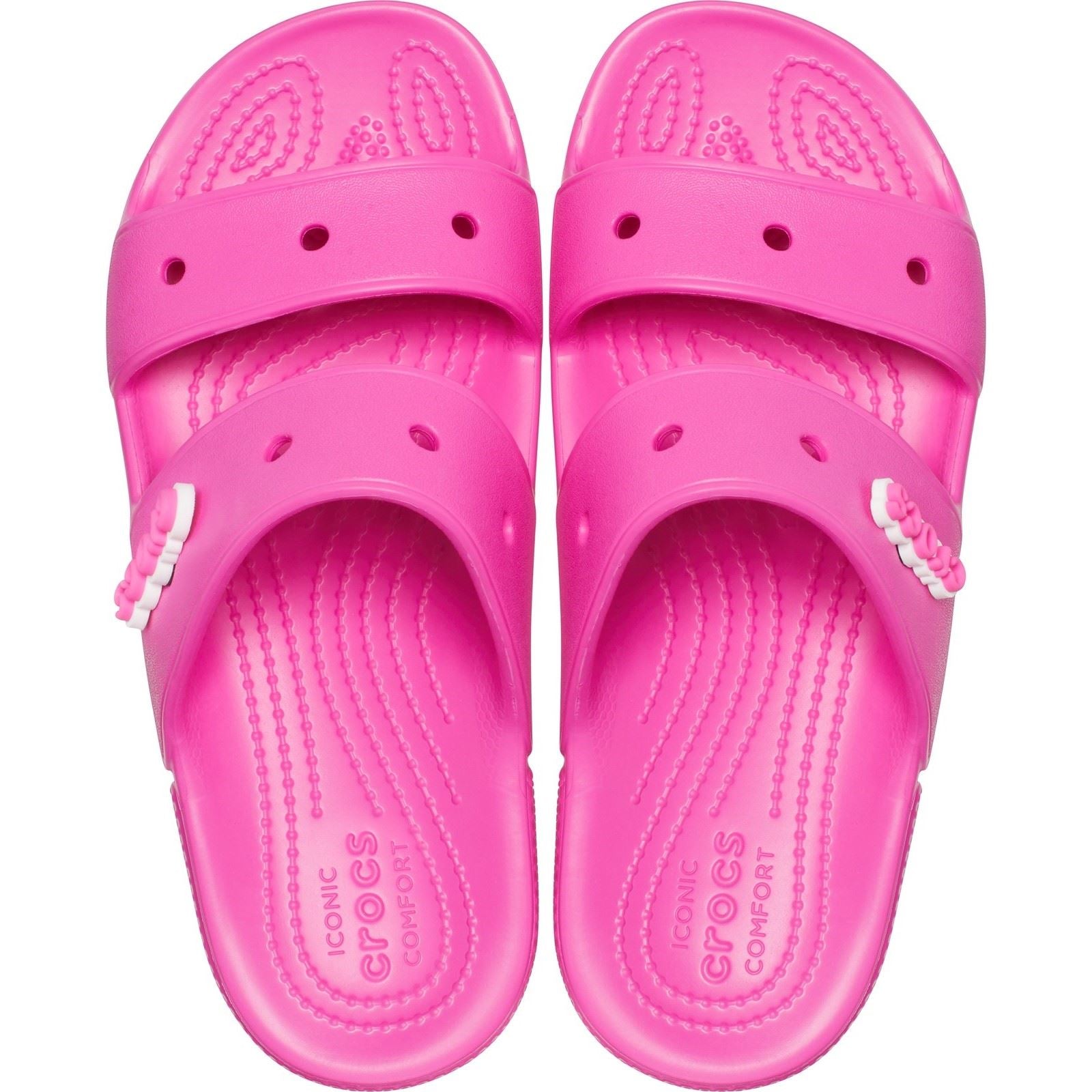 Crocs Unisex's Classic Tie Dye Two Strap Sandals Slide in 4 Colours, Sizes 3 to 8