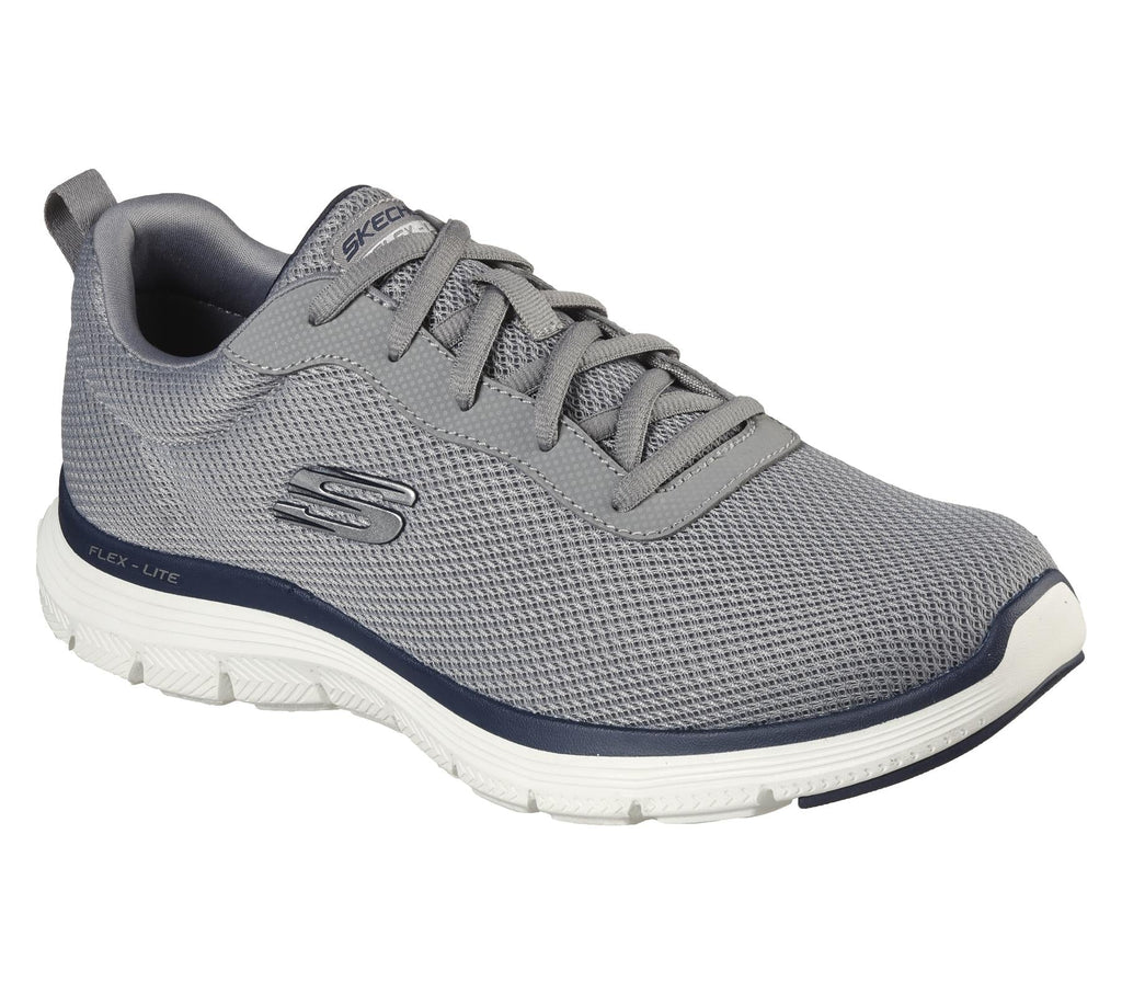 Skechers Men's Flex Advantage 4.0 Sneaker shoes in Grey/Navy in UK 6 to UK 13