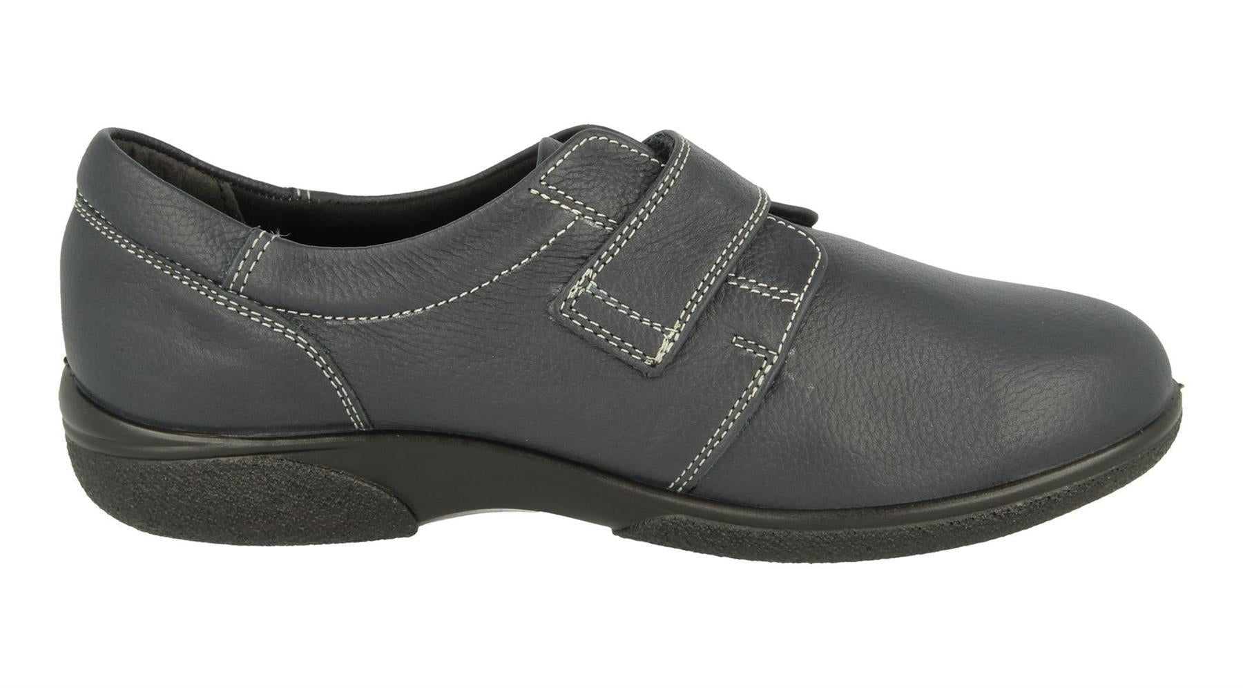 Womens (Healey) 6E Fit By Db Shoes in Navy UK3 to UK9