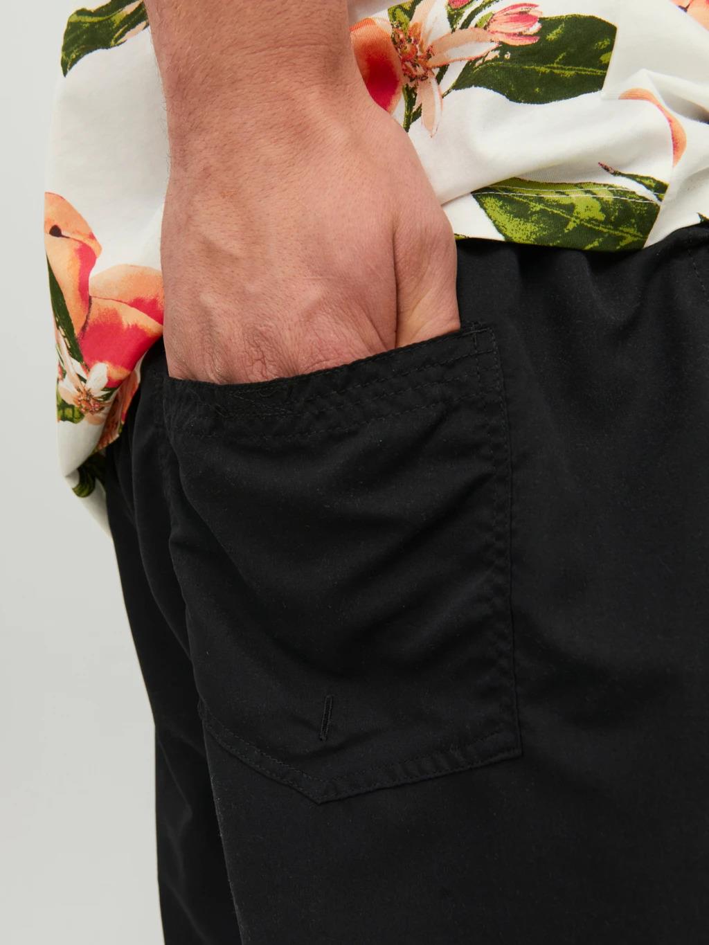 Jack & Jones Men's Plus Size Solid Swim Shorts in 2 Colour Options 46 to 54