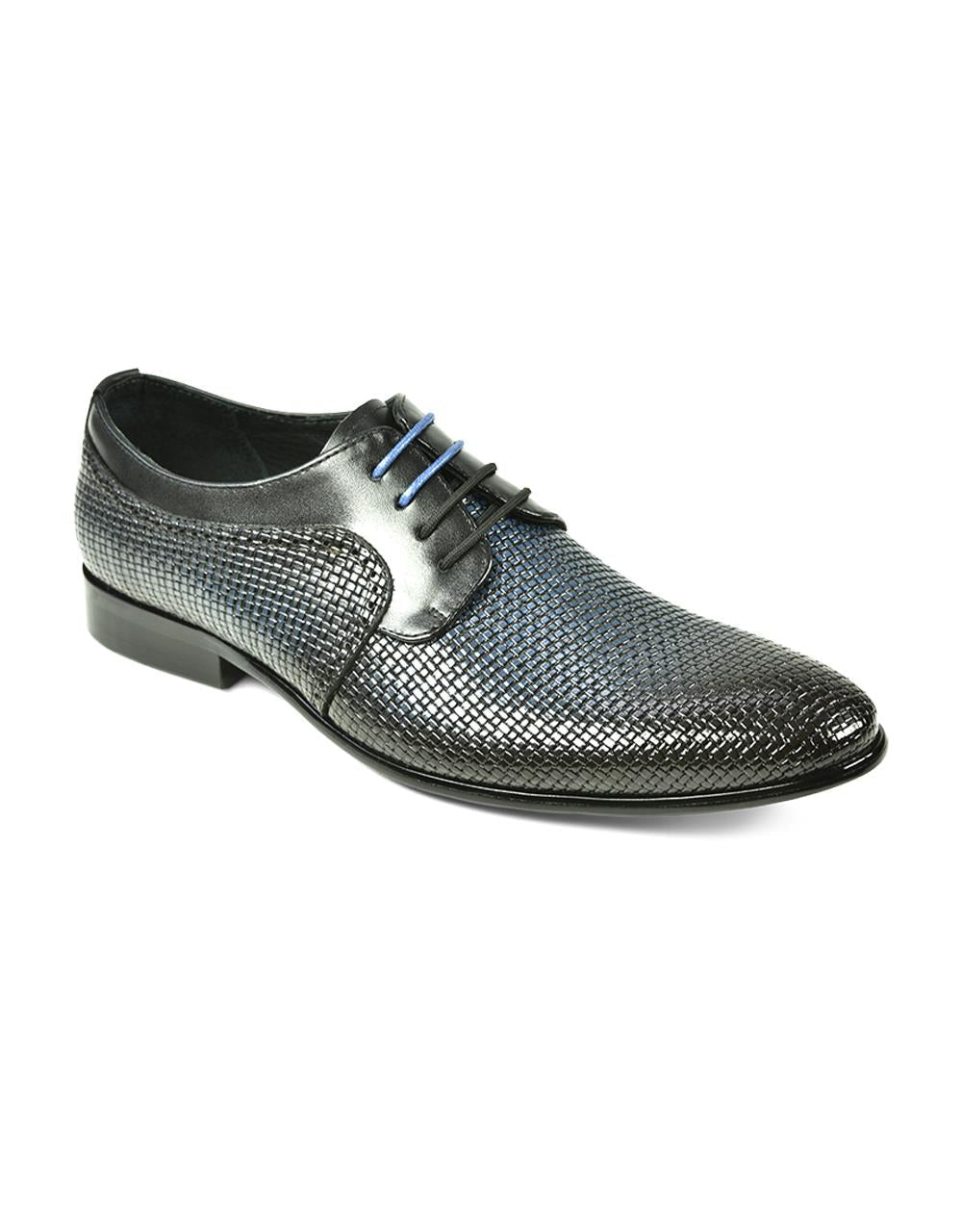 FRONT Mens Soft Round Connor Derby  Lace Up Shoes Navy UK 7 to UK 12