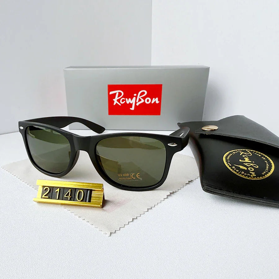 Classic RCWJBON 2140 Polarized Sunglasses Unisex Driving Sunglasses Luxury Fashion Designer Sunglasses Coating UV400 Eyewear