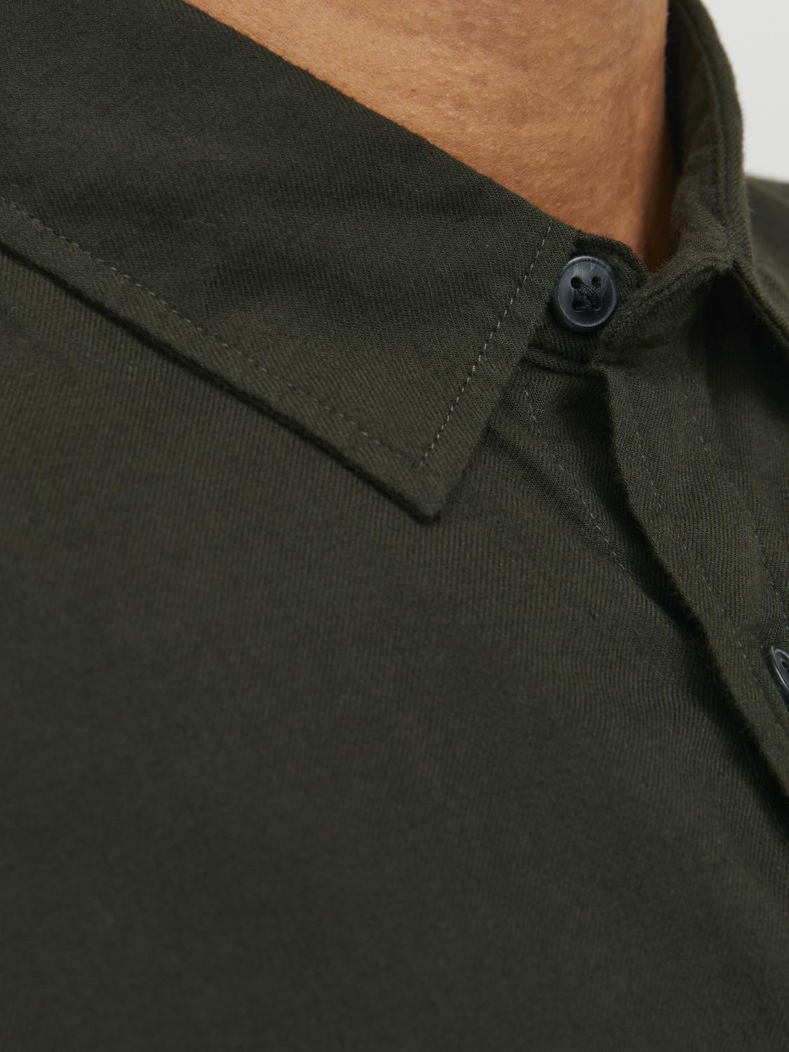 Jack & Jones Twill Checked Shirt With Long Sleeves For Men (JJEGINGHAM) in 5 Colours, L-XL