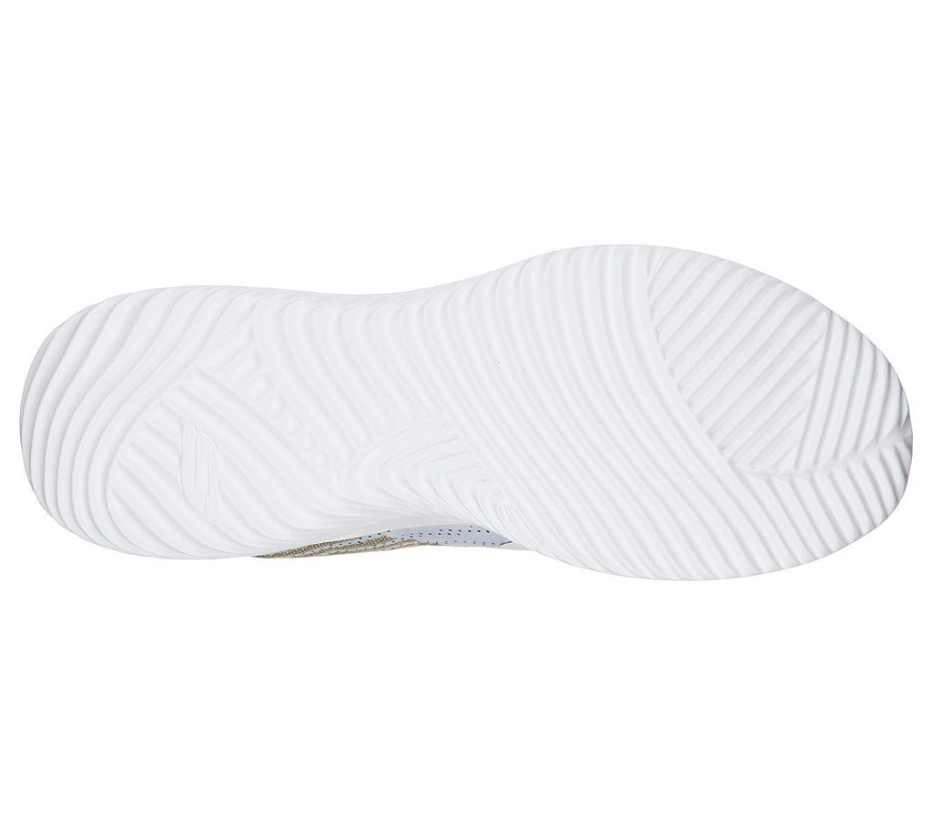 SKECHERS Men's Bounder - Verkona Running/Walking Trainers in White/Black