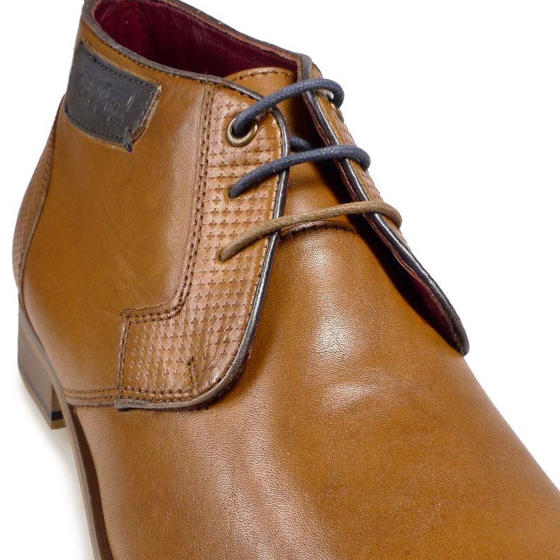 Paul O' Donnell Mens Lace up Low Rise Formal Boot - Fresno Cognec