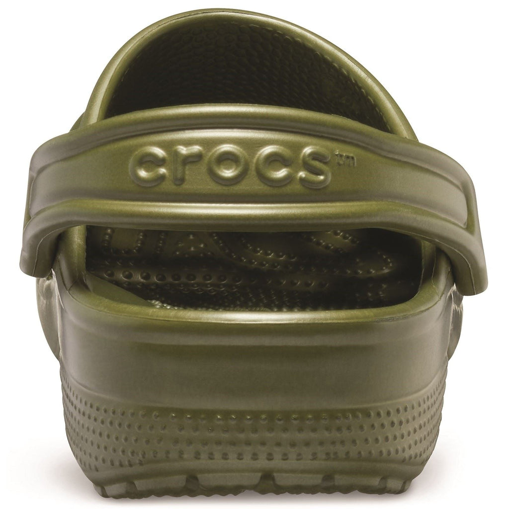 Crocs Unisex's Classic Clog in Army Green 3 to 15
