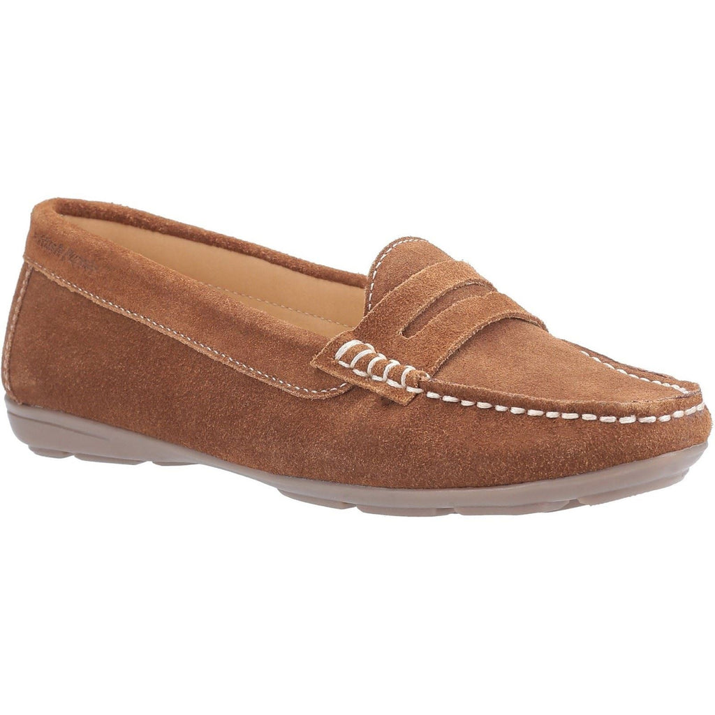 Hush Puppies Margot Slip Ons Ladies Shoes in Tan