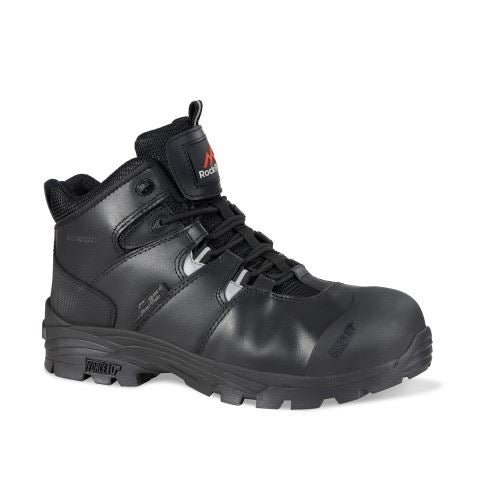 Rock Fall TC3000 Rhyolite Internal Metatarsal Waterproof Safety Boot in 3 to 14, Black