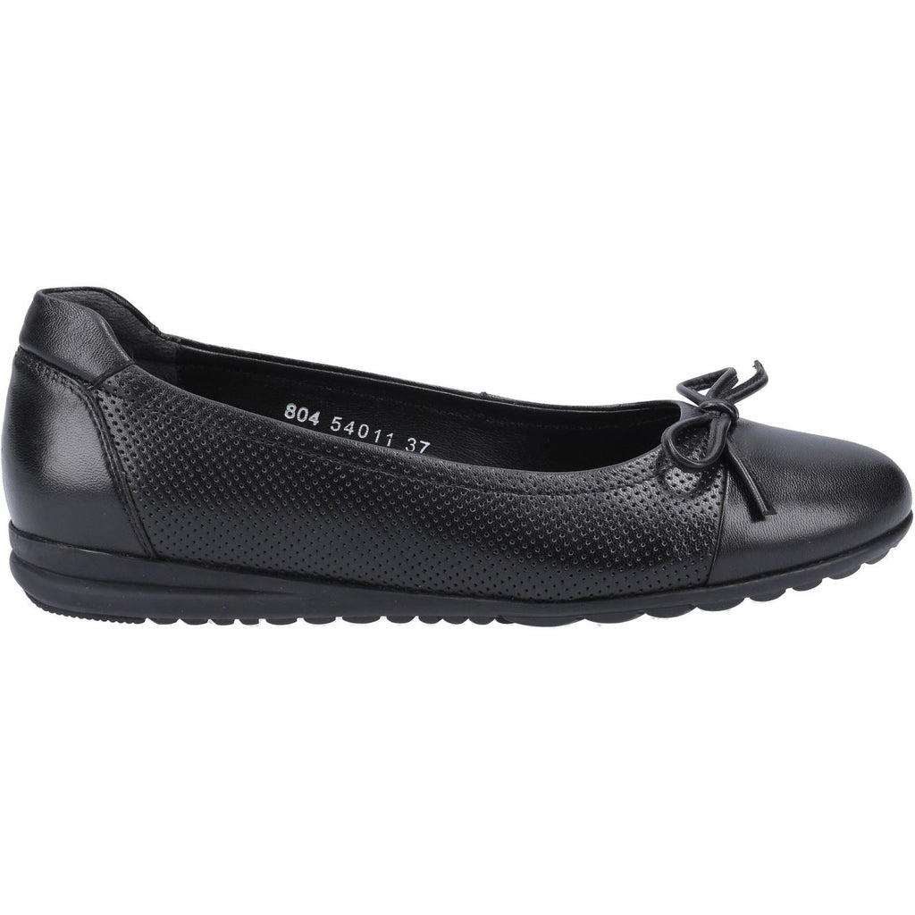 Hush Puppies Jolene Slip Ons Ladies Shoes in Black
