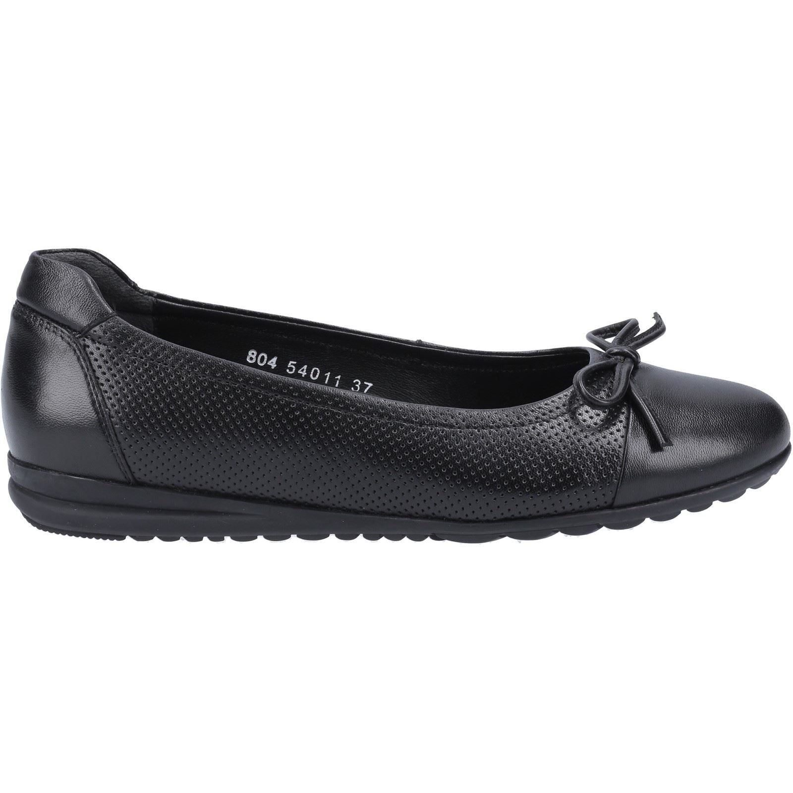 Hush Puppies Jolene Slip Ons Ladies Shoes in Black