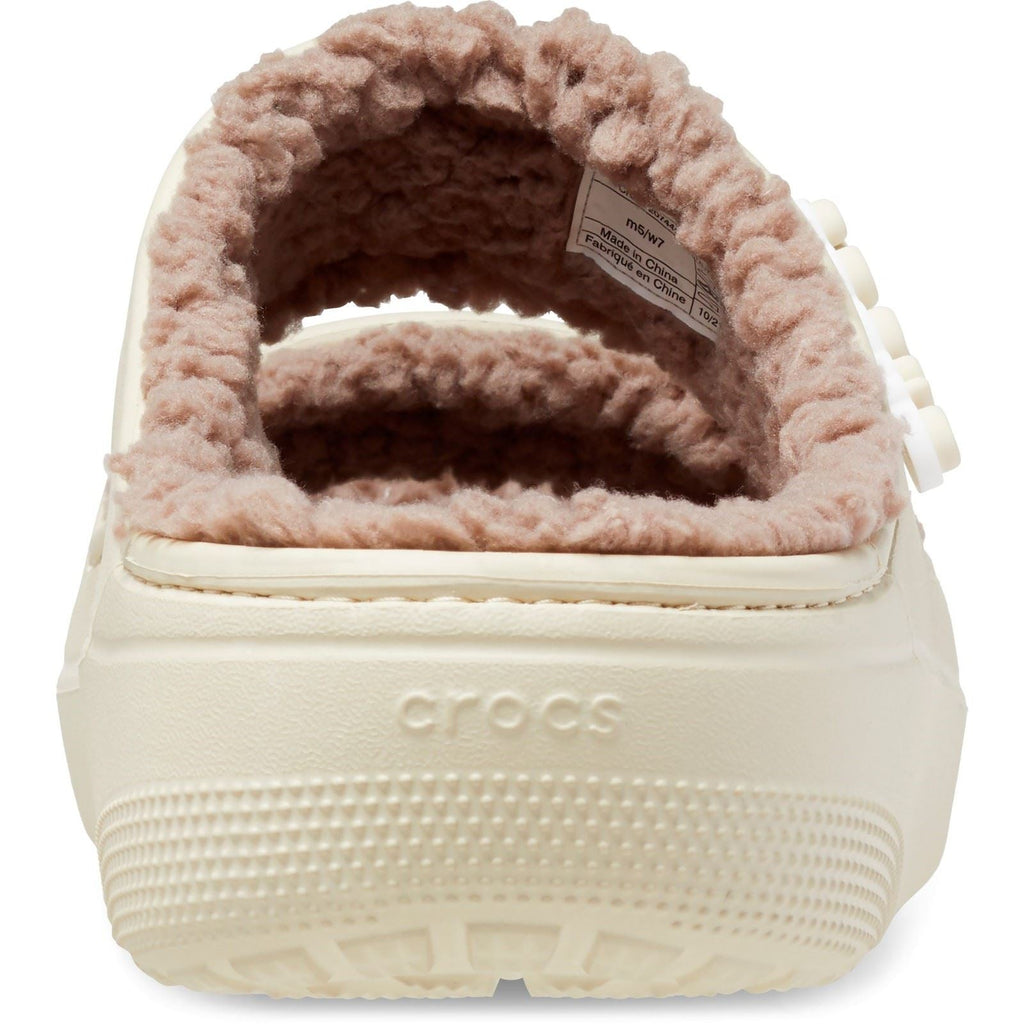 Crocs Women's Classic Cozzzy Sandal in Bone 3 to 8