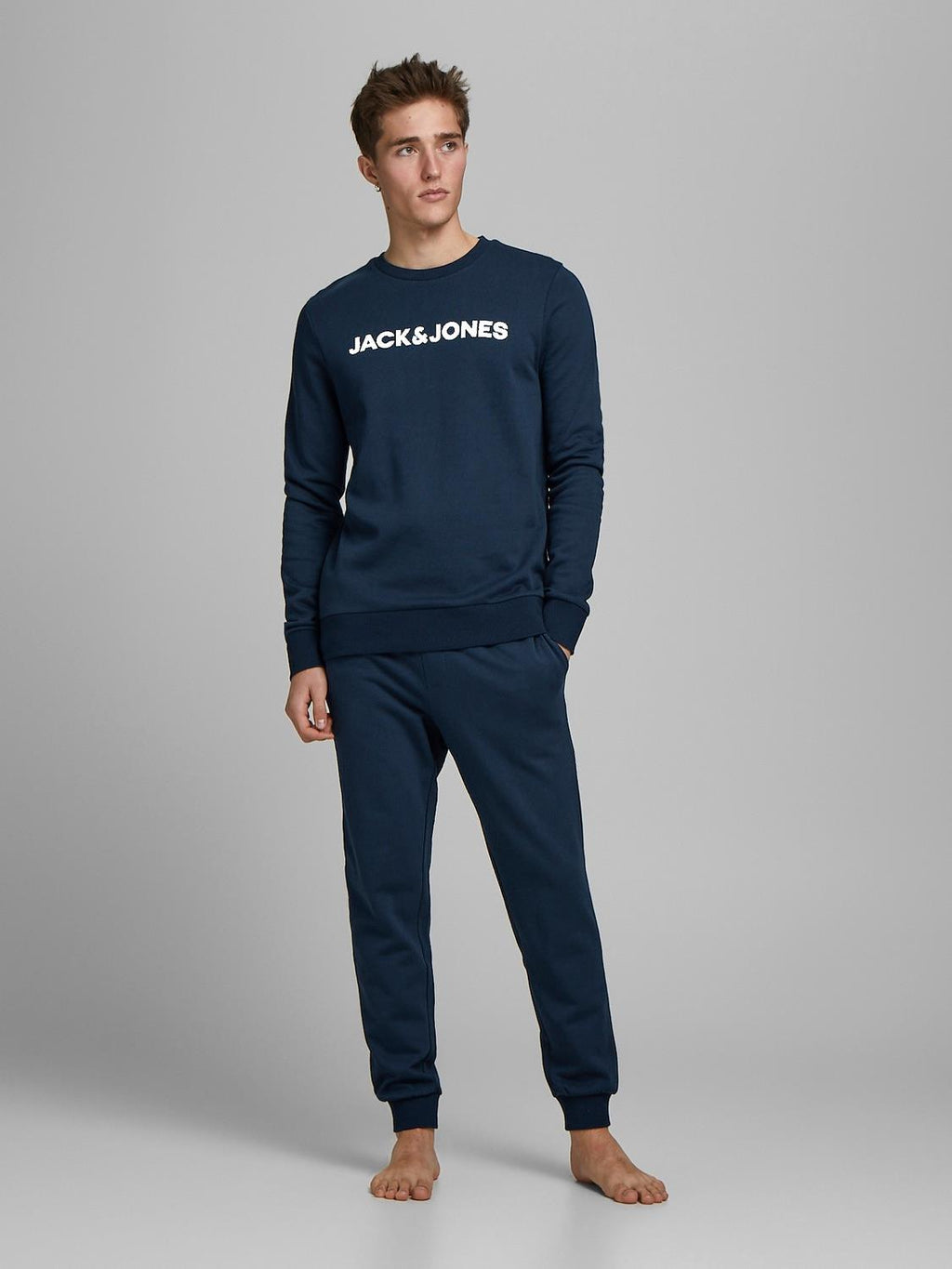 Jack & Jones Pyjama set For Men (JACLOUNGE) in Navy Blazer, M-XL