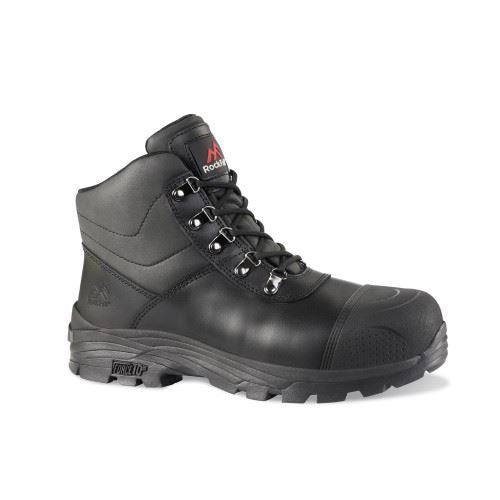 Rock Fall RF170 Granite Robust Safety Boot in 5 to 15, Black