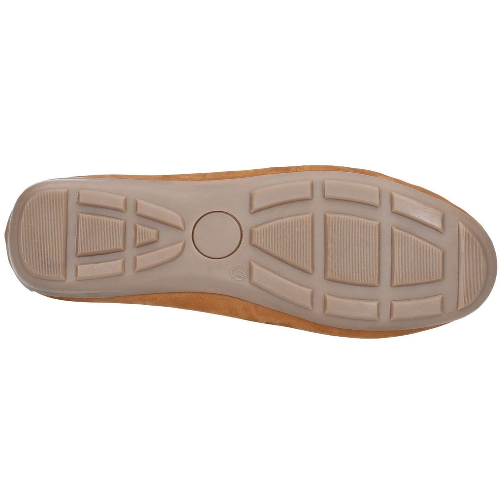 Hush Puppies Maggie Slip On Toggle Ladies Shoes in Tan