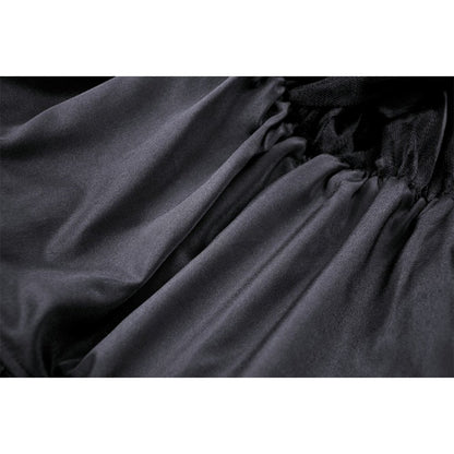 Dark In Love Lolisa Skirt – High-Low Black Lace Skirt