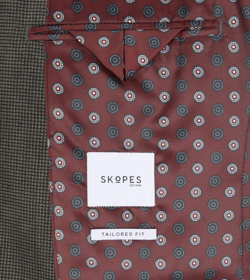 Skopes Hodgkinson Textured Sports Jacket For Mens in Olive, 36S-62L
