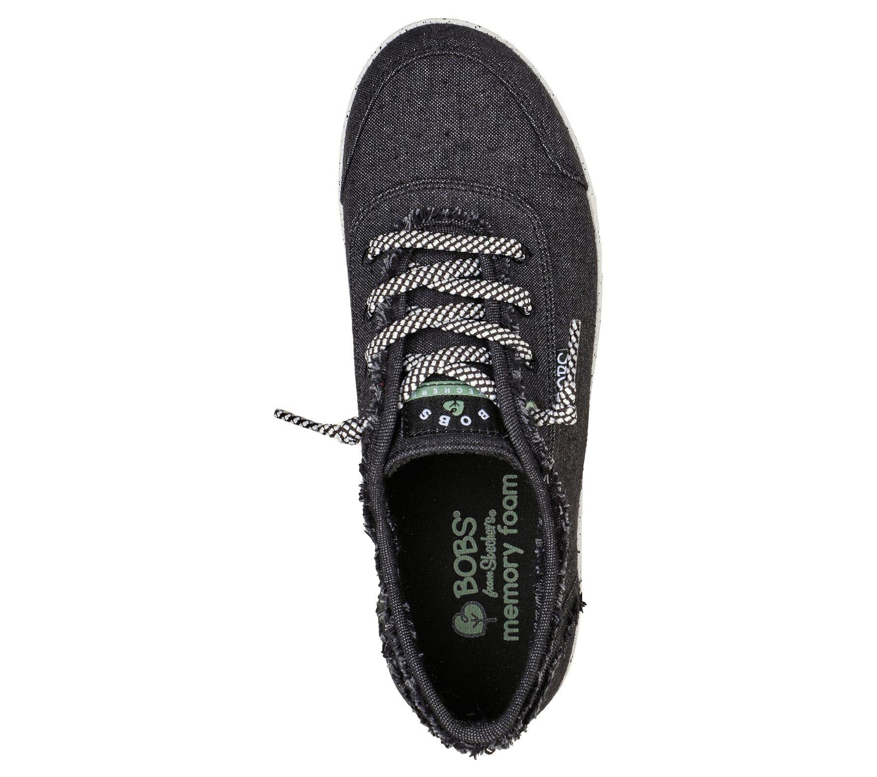 Skechers (GAR113537) Canvas Ladies Summer Bobs B Cute Clean Life Shoes in UK 3 to 8