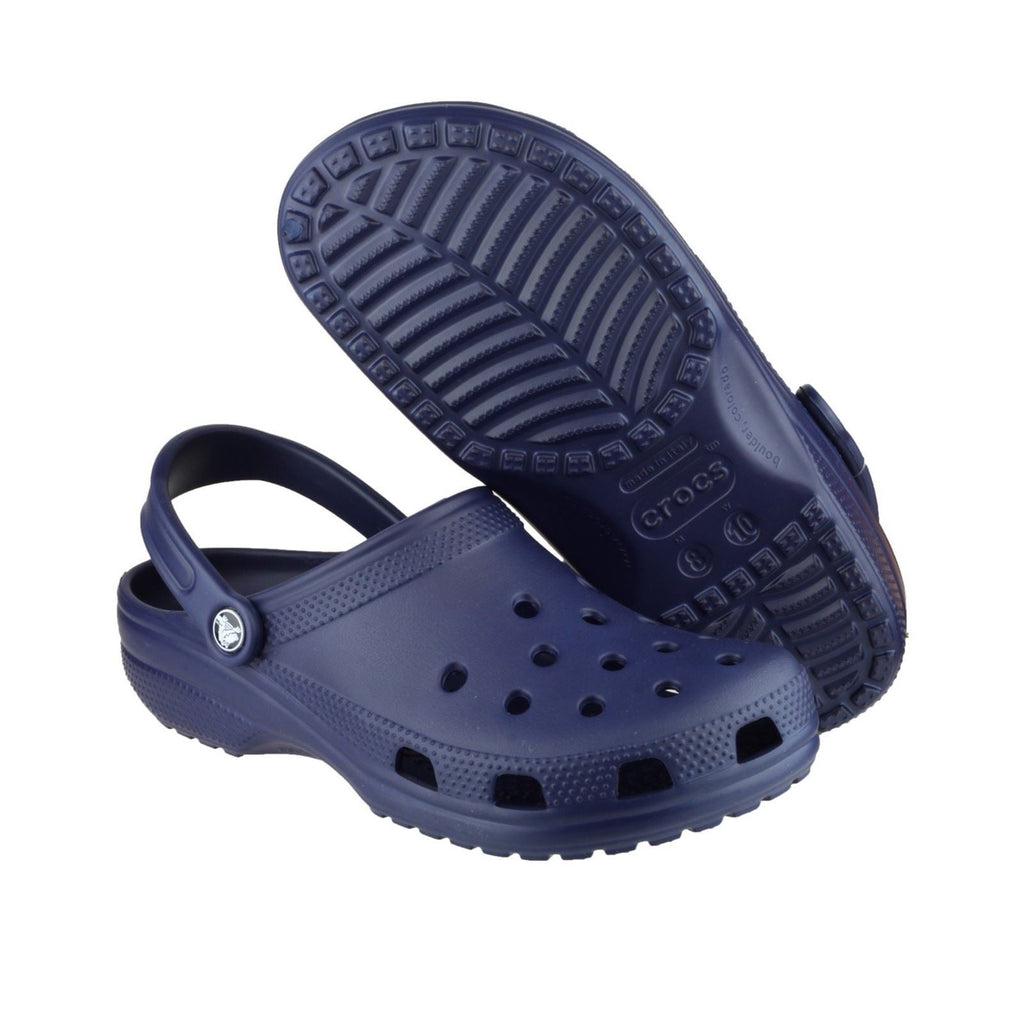 Crocs Unisex's Classic Clog in Navy 3 to 15