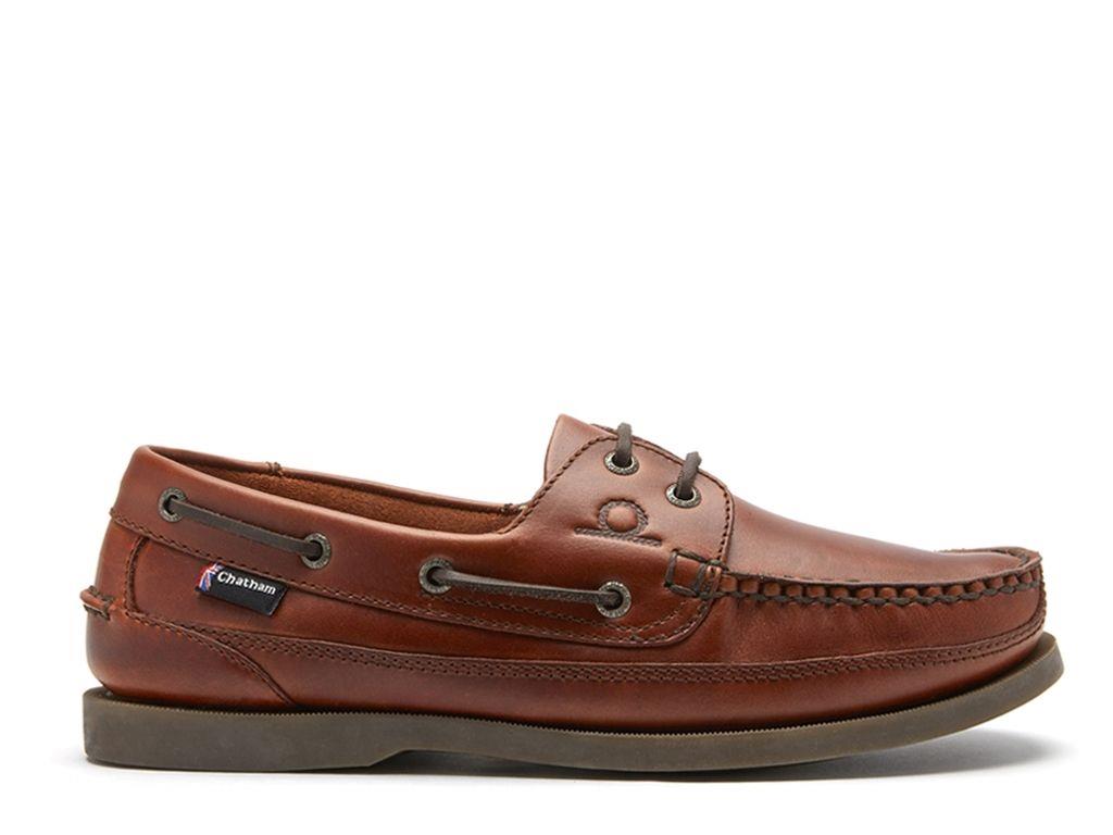 Chatham Mens Kayak II G2 Leather Boat Shoes in Seahorse