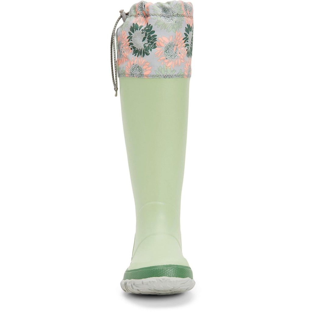 Muck Boots Women's Forager Tall Wellington in Resida Green/Sunflower Print 1 to 7