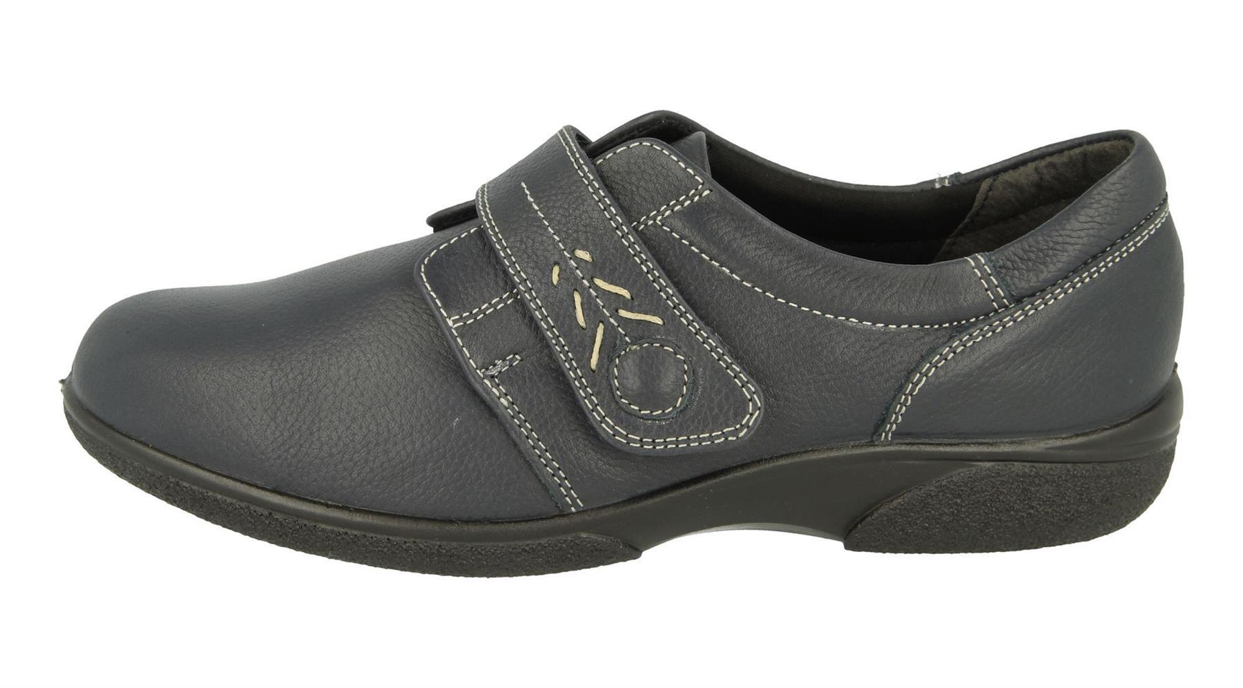 Womens (Healey) 6E Fit By Db Shoes in Navy UK3 to UK9