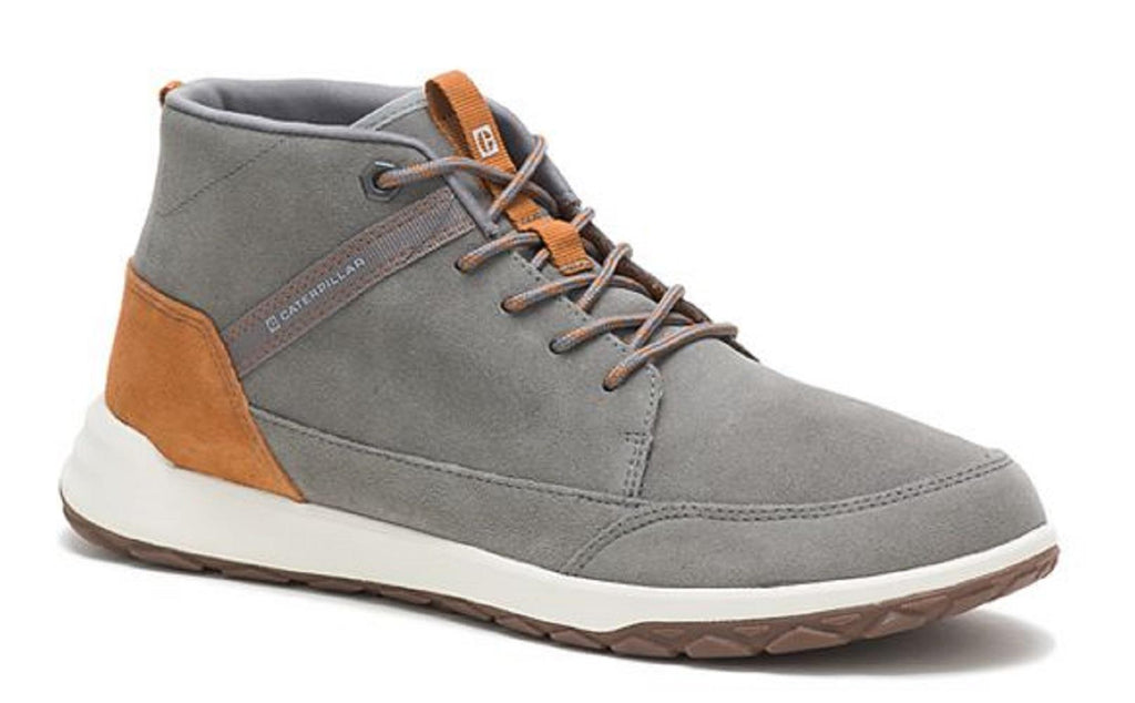 CAT Mens Wide Fit Code Quest Mid Athletic Casual Shoes in Charcoal