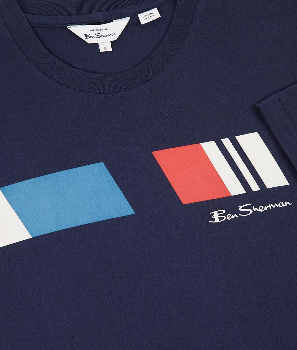 Ben Sherman Original Abstract Target Tee in 2XL-5XL