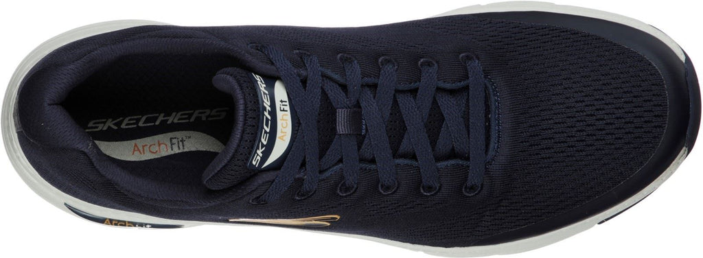 Skechers Arch Fit Lace Up Sports Mens Sports in Navy