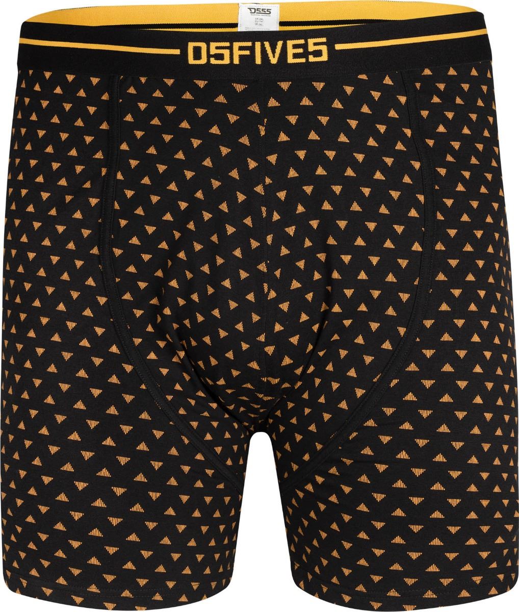D555 Men's Cotton Stretch Printed Boxer (Sylvester) Black, Sizes 2XL to 8XL