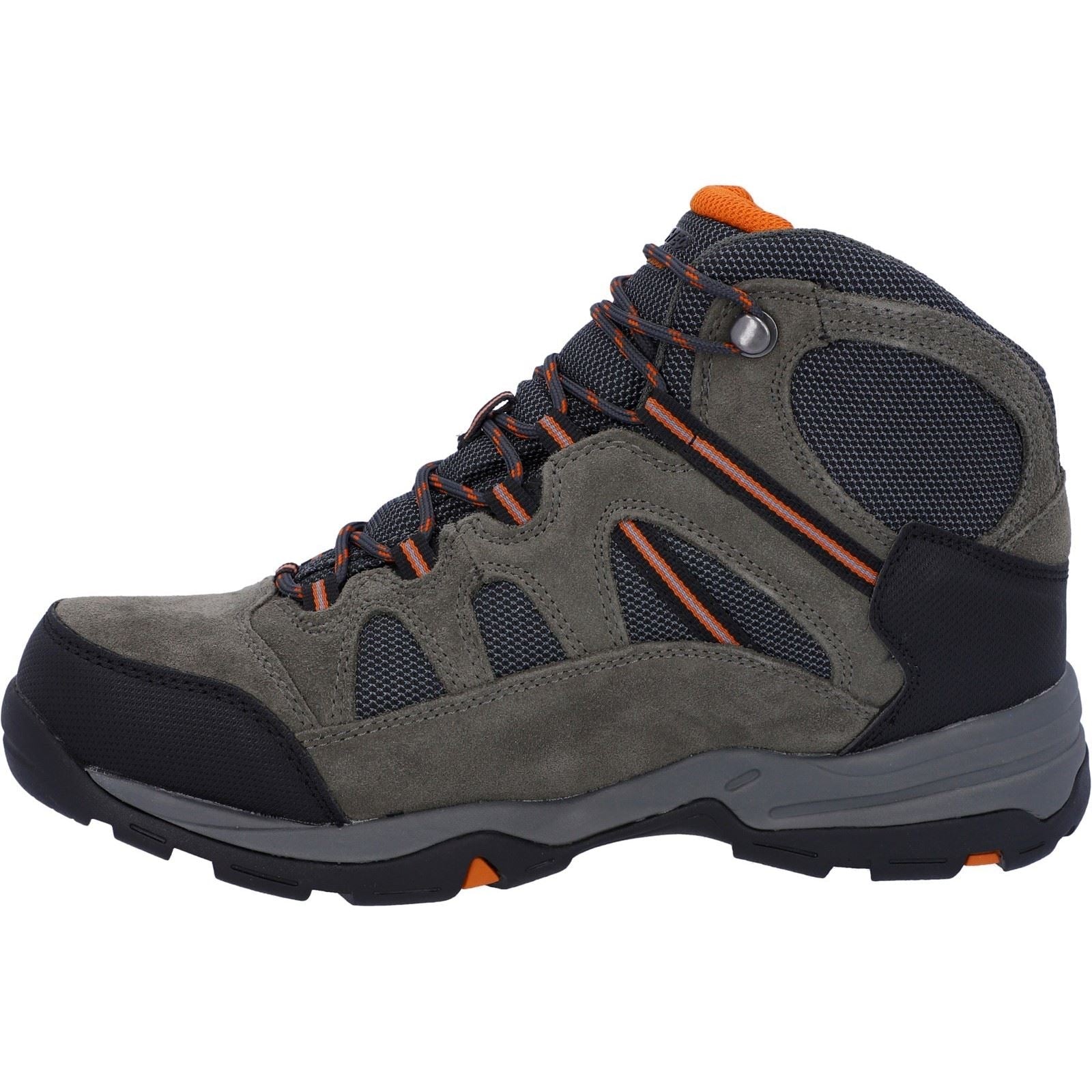 Hi-Tec Men's Banderra Ii WP High Rise Hiking Boots in Char/Grey/Burnt Orange 6 to 15