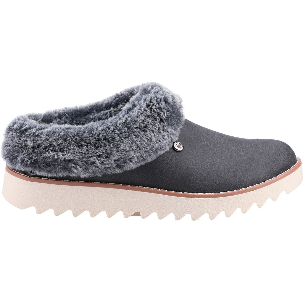 Skechers (GAR113423) Women's BOBS Mountain Kiss Winter Rock Slipper in Charcoal 3 to 8