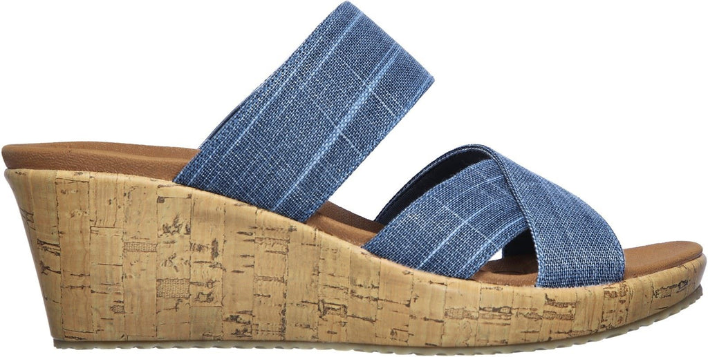 Skechers Beverlee Canyon Dangle Summer Shoes Sandal Ladies Summer in  Navy