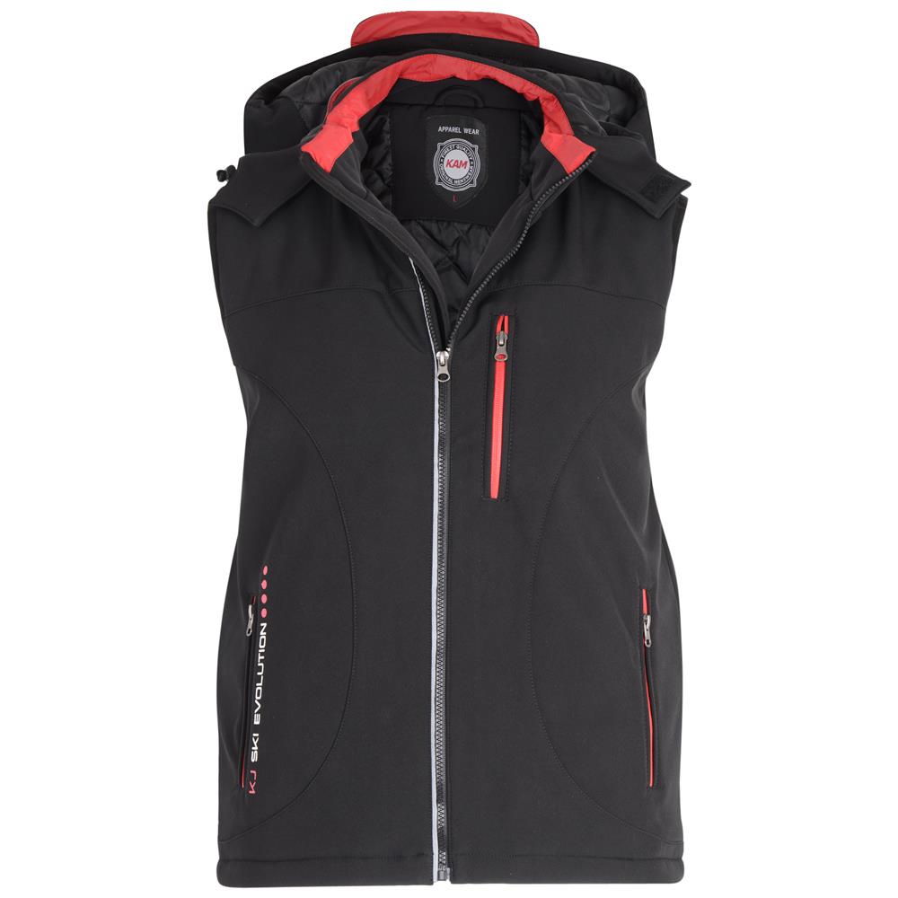 KAM Mens Big Size Wind And Waterproof Padded Softshell Bodywarmer (88)