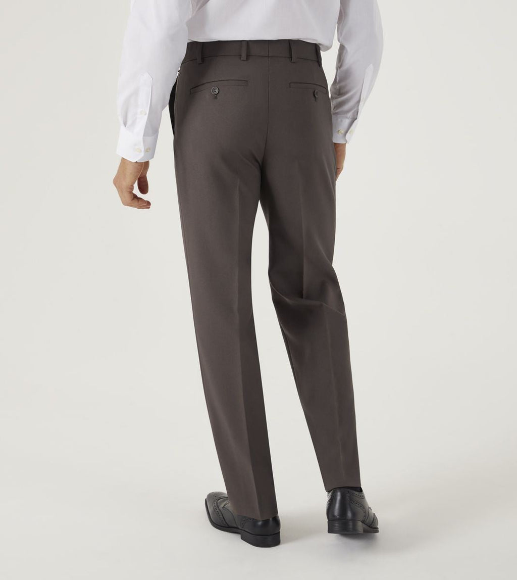 Skopes Brooklyn Hopsack Trouser For Mens in Taupe, Waist 28 to 62