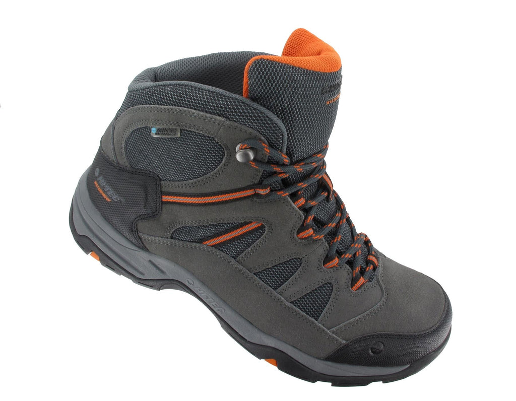 Hi Tec Bandera II Water Proof Mens Boots in Charcoal/Graphite/Burnt Orange
