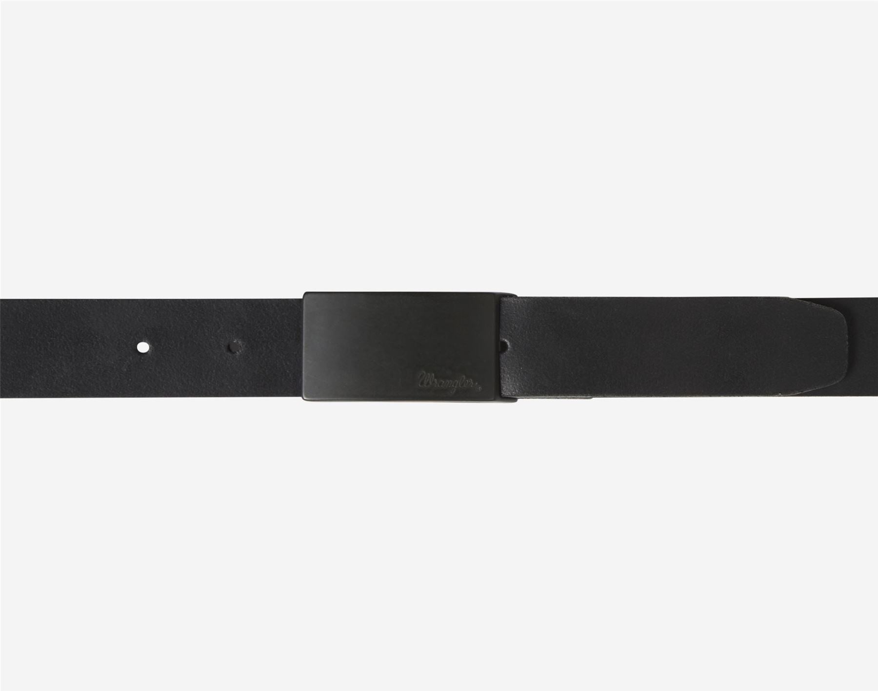 Wrangler Plain Buckle Cut to Fit Belt in Black Size XS to 3XL