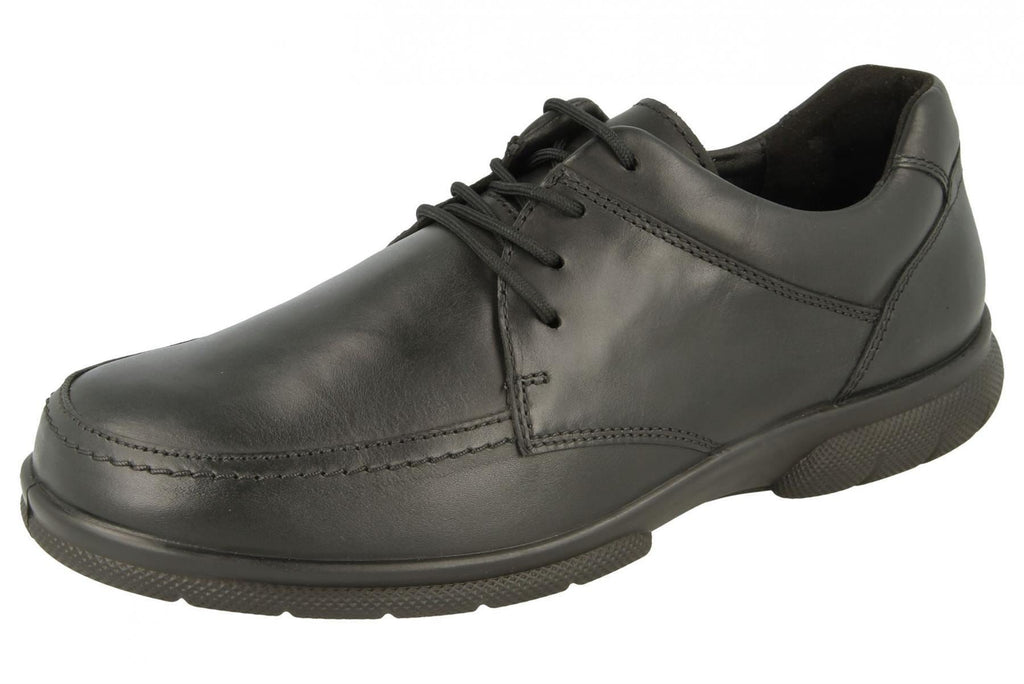 DB Shoes Mens Wide Fit (2V) Casual Lace UP Shoes (Morgan) in Black Size 7 - 14