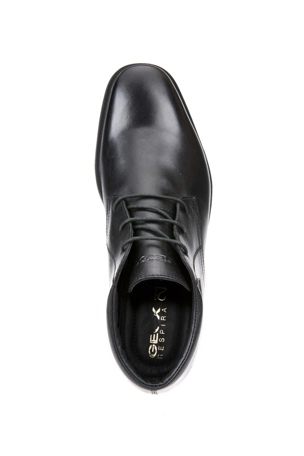 GEOX Amphibiox Mens Soft Black Leather Waterproof Boots (Brayden)