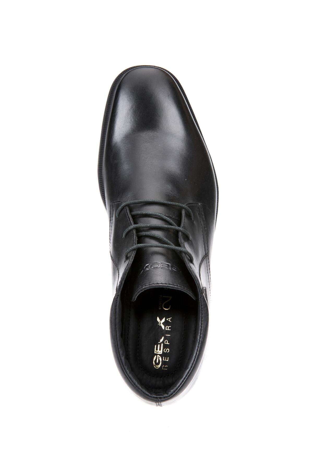 GEOX Amphibiox Mens Soft Black Leather Waterproof Boots (Brayden)