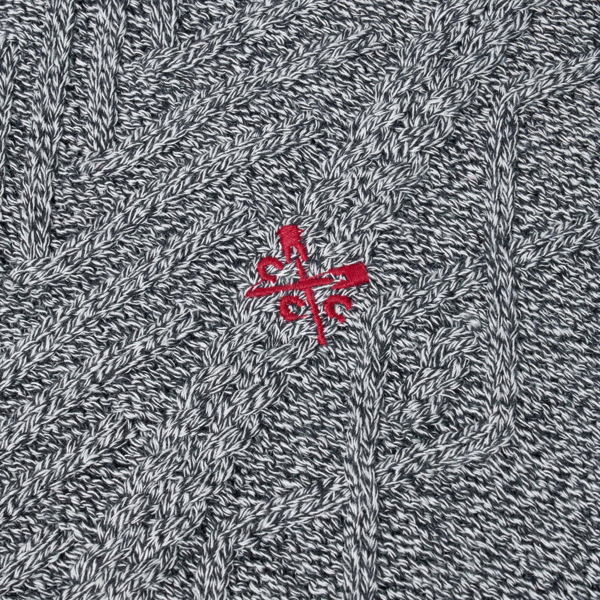 Crew Clothing Company Men's Cable Knit Pullover Hoodie, Regular Fit